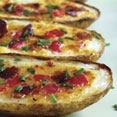 Baked Potato Skins with Veggies